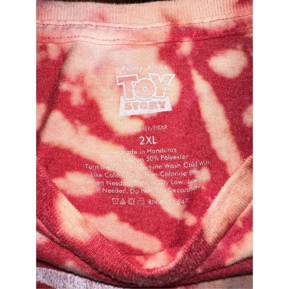 Toy Story Pizza Planet Bleached Tee - Picture 4 of 4